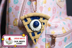 Blueberry Pie Clicker Fidget Keychain - Linear Red
