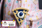 Blueberry Pie Clicker Fidget Keychain - Tactile Brown