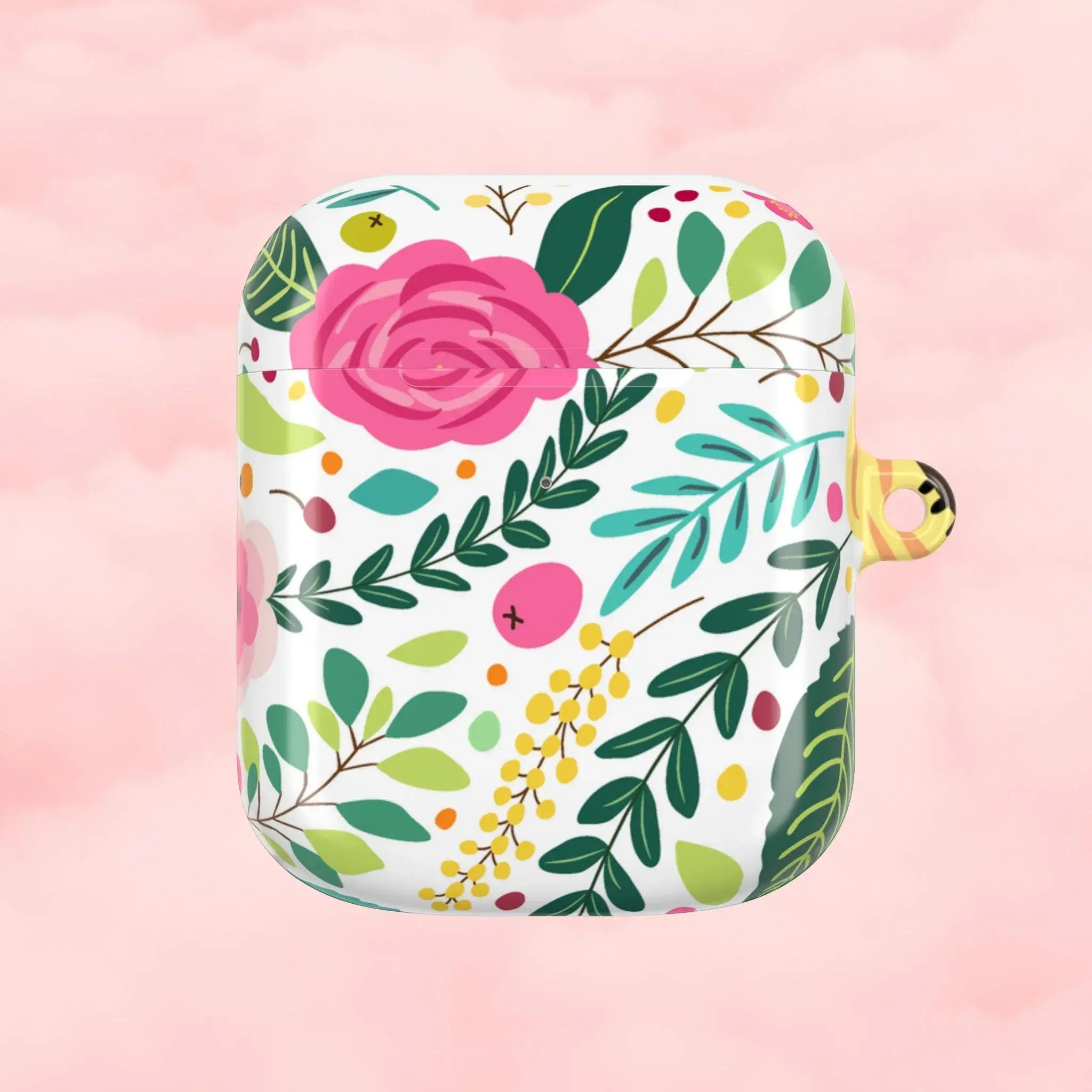 Botanical Flower Garden AirPod Case - AirPods Gen 1 / White / Glossy