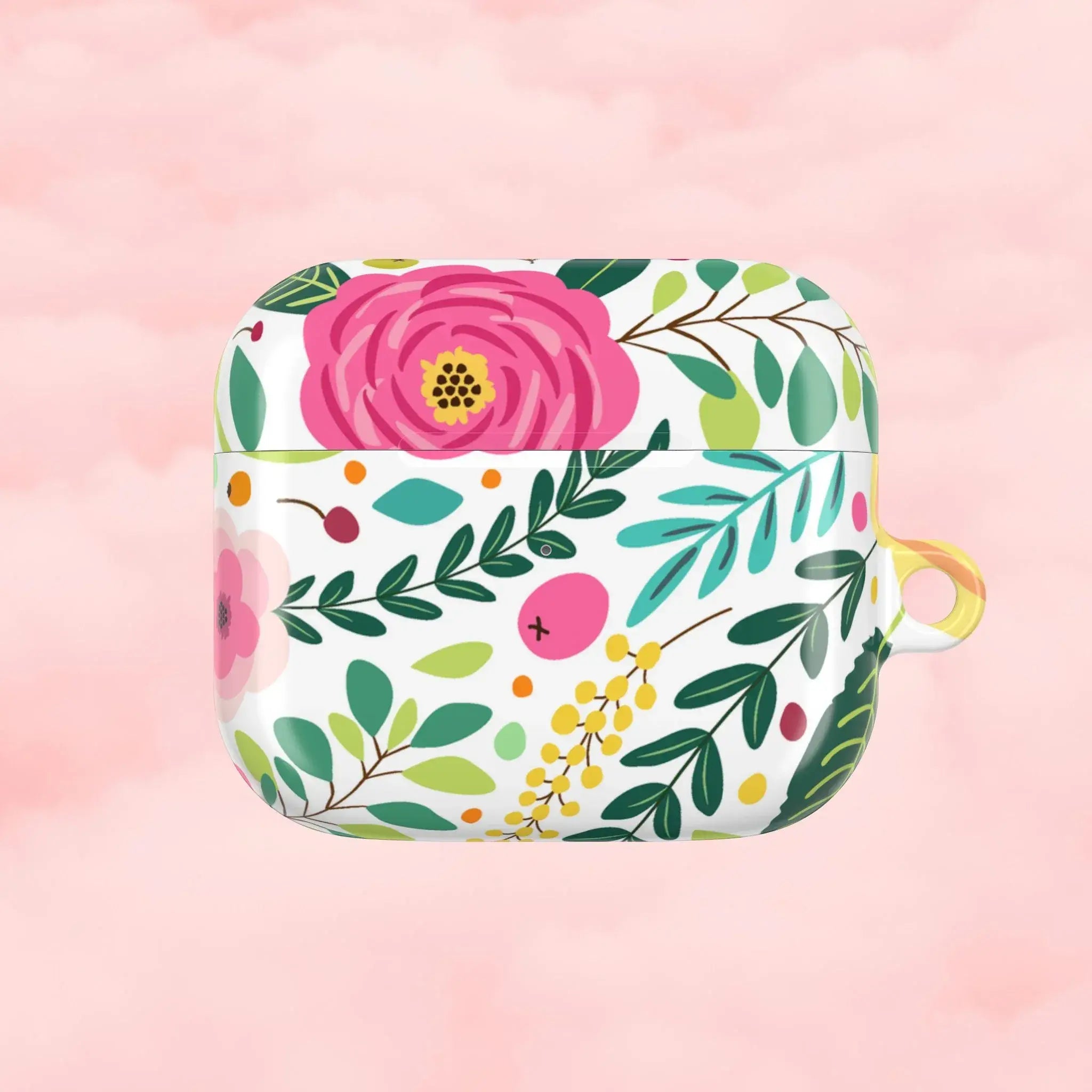 Botanical Flower Garden AirPod Case - AirPods Gen 3 / White / Glossy