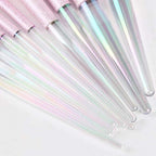 Bubble Princess Holo Iridescent Makeup Brushes 10pc
