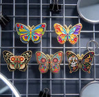 Butterfly Enamel Pin Set 5pcs