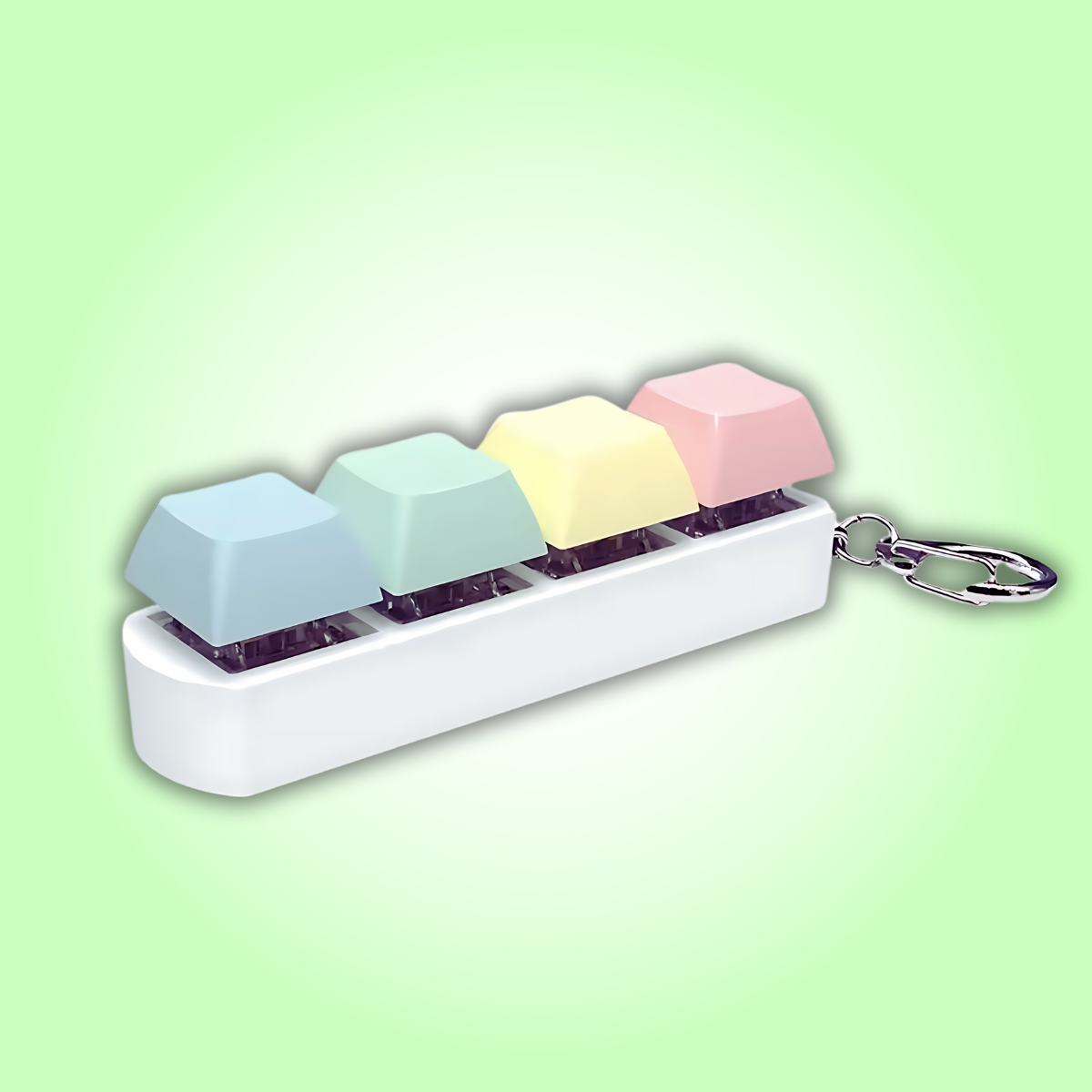 Mini Keyboard Fidget Keychain