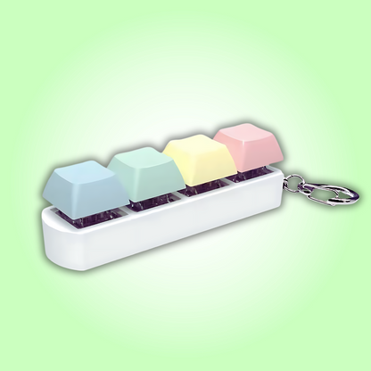 Mini Keyboard Fidget Keychain