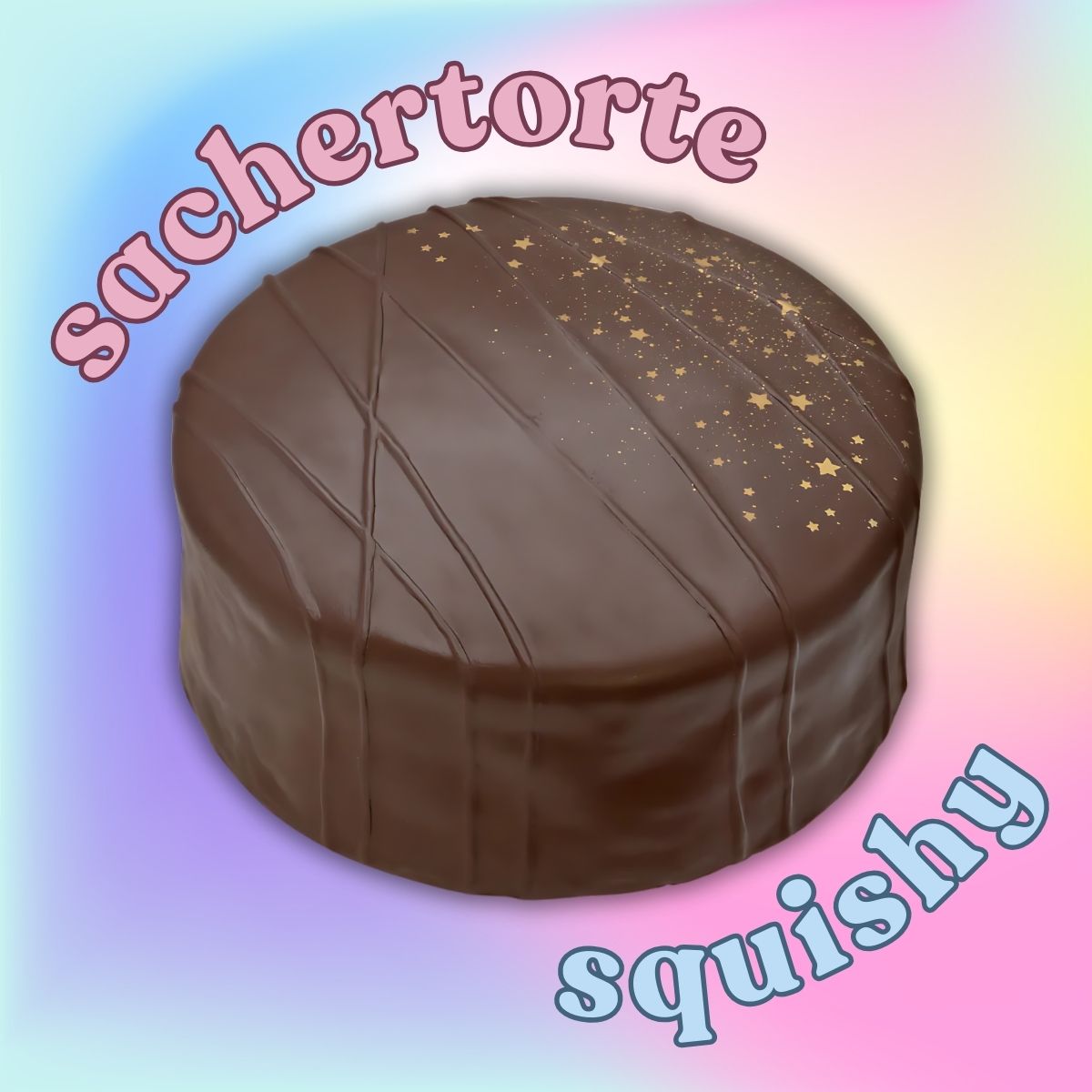 Chocolate Sachertorte Cake Jumbo Scented Squishy