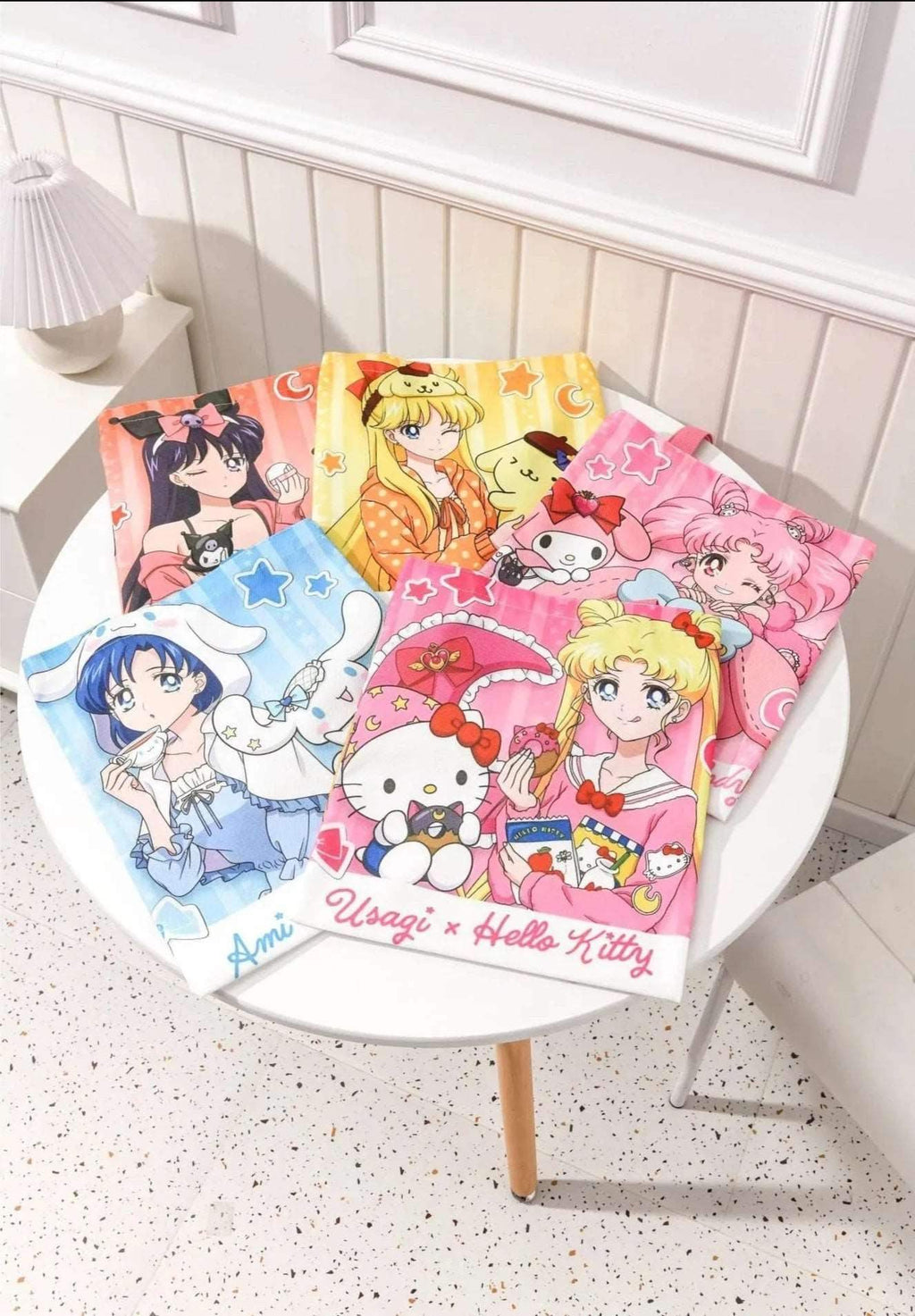 Chibiusa Tsukino x My Melody Pink Canvas Tote Bag