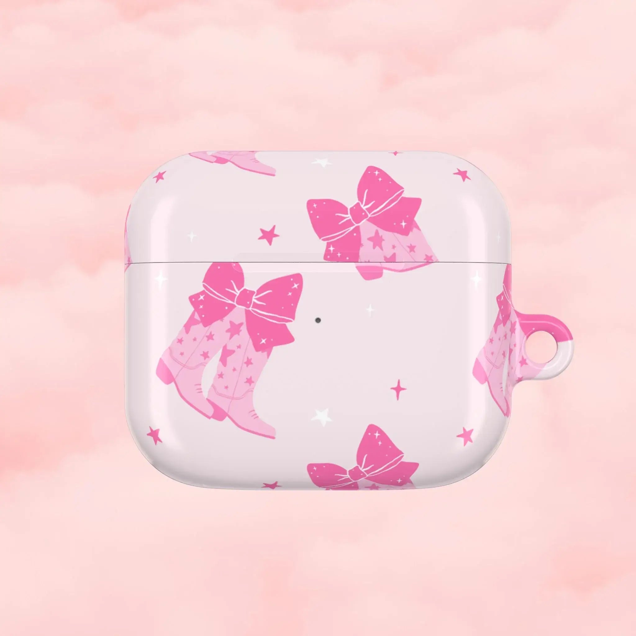 Chic Western Cowgirl Airpod Case - AirPods Gen 3 / White / Glossy
