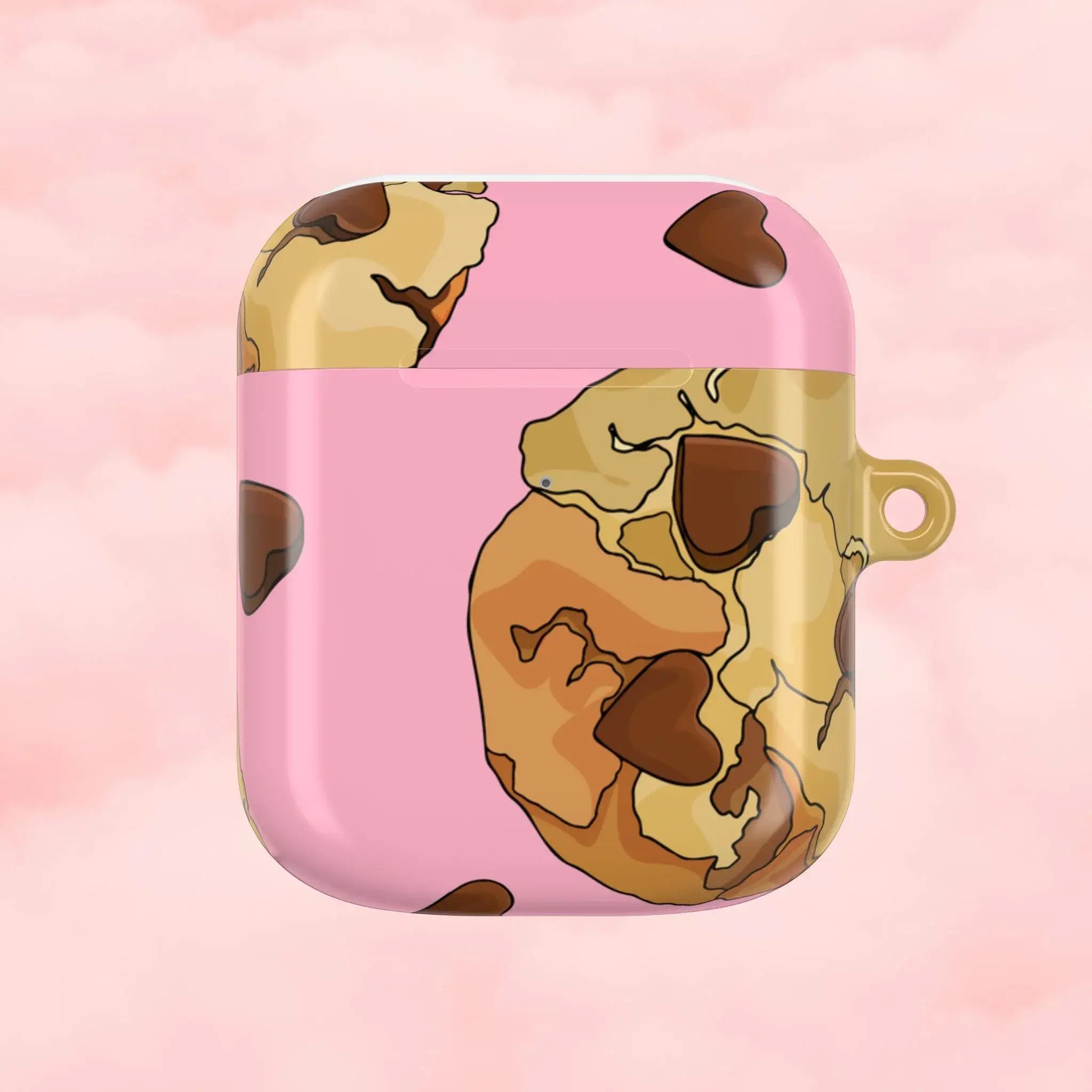 Choco Chip Love Cookies AirPod Case - AirPods Gen 1 / White / Glossy