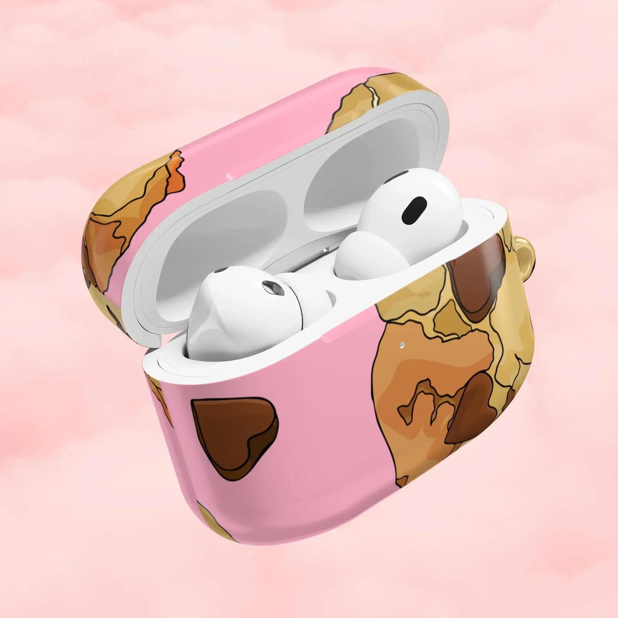 Choco Chip Love Cookies AirPod Case - AirPods Pro Gen 1 / White / Glossy