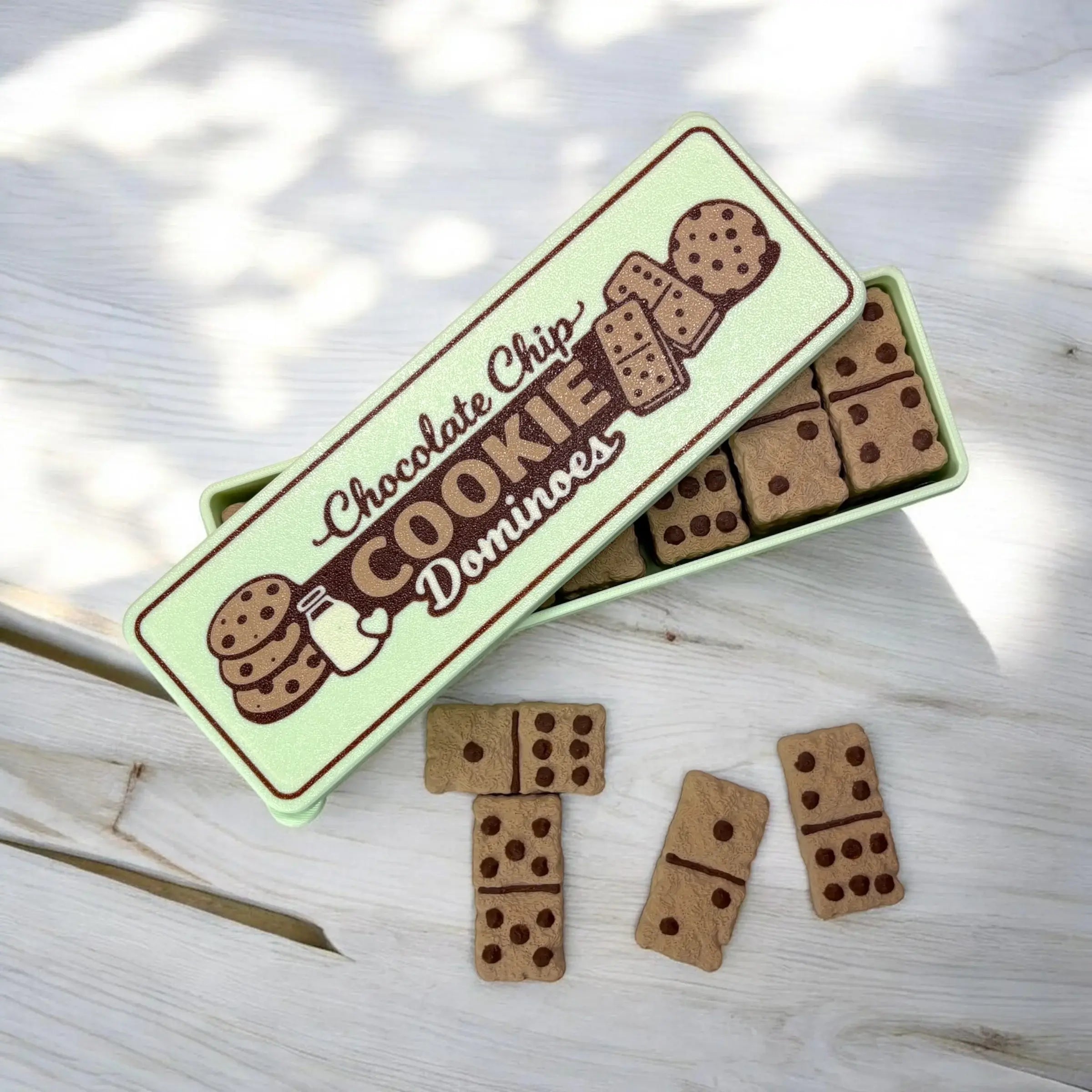 Chocolate Chip Cookie Novelty Dominoes