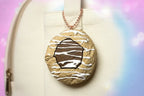 Chocolate Thumbprint Cookie Clicker Fidget Keychain