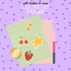 Colorful Planner Divider Tabs - 4pcs
