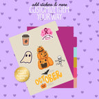 Colorful Planner Divider Tabs - 6pcs
