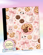 Composition Notebook - Cookies and Milk