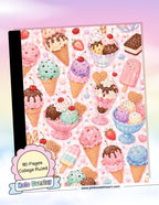 Composition Notebook - Ice Cream