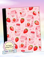 Composition Notebook - Strawberry Milk