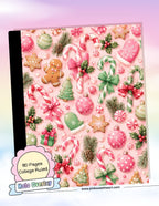 Composition Notebook - Winter Peppermint