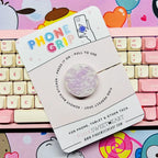 Confectionery Sprinkles Phone Grip - Lavender Berry / Circle