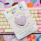 Confectionery Sprinkles Phone Grip - Lavender Berry / Heart