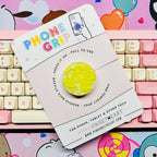 Confectionery Sprinkles Phone Grip - Lemon / Circle