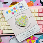 Confectionery Sprinkles Phone Grip - Multicolor / Heart