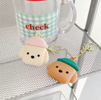 Cozy AirTag Case Keychain