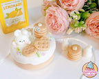 Cute Bunny Vanilla Pancake Mini Dessert Candle