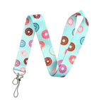 Cute Strap Lanyard Keychain - Extra Donuts
