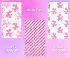 Decorative Binder Dashboards A6 - 3pcs - Balloon Puppy
