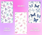 Decorative Binder Dashboards A6 - 3pcs - Butterflies