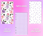 Decorative Binder Dashboards A6 - 3pcs - Purple Goddess