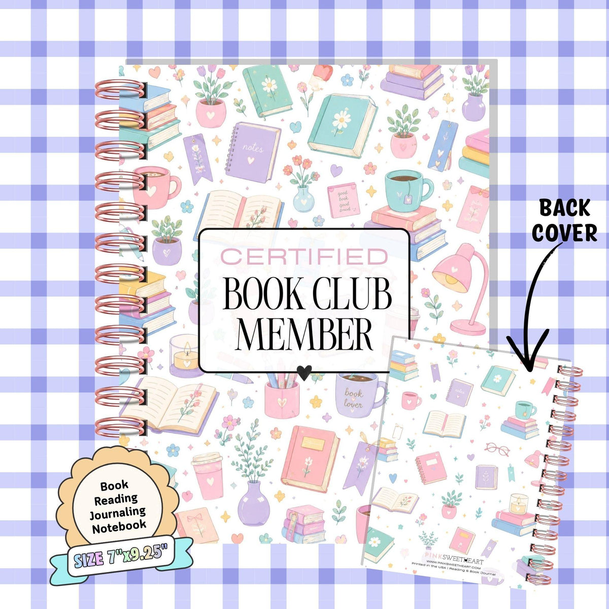 Deluxe Book Reading Journal - Coil Bound - Bookish