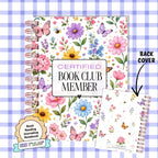 Deluxe Book Reading Journal - Coil Bound - Floral