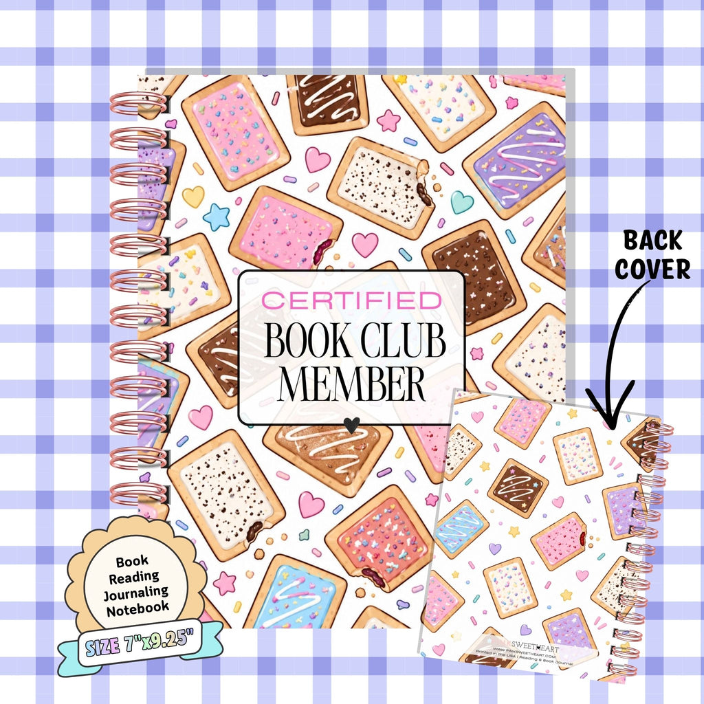 Deluxe Book Reading Journal - Coil Bound - Pop Pastry