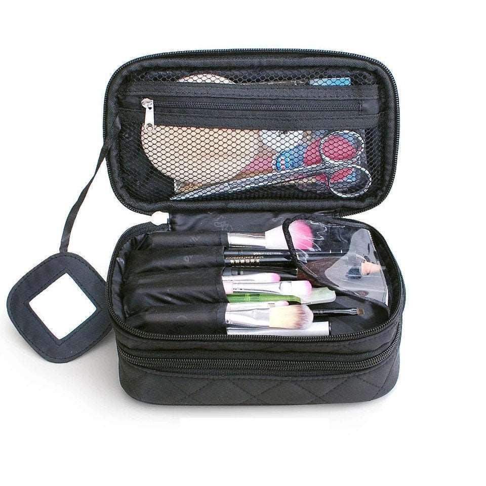 Deluxe Quilted Makeup Storage Bag