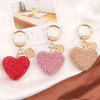 Diamond Heart Keychain