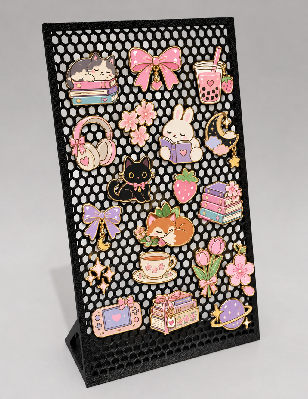 Enamel Pin Display Board - Black