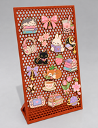 Enamel Pin Display Board - Terracotta
