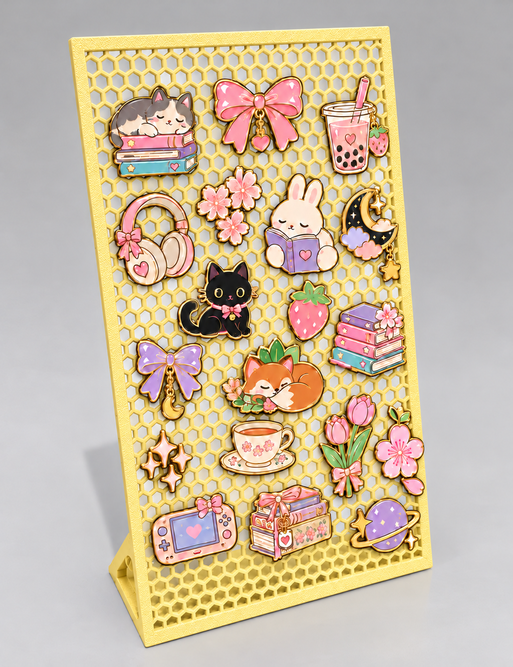 Enamel Pin Display Board - Yellow