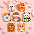 Furry Friends Enamel Pin Set 7pcs