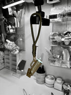 Glitter Tumbler Trinket Keychain - Brown