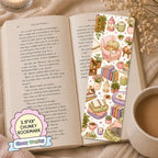 Glossy Wide Bookmark - Cozy Reading