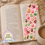 Glossy Wide Bookmark - Cute Christmas