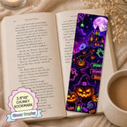 Glossy Wide Bookmark - Haunted House