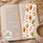 Glossy Wide Bookmark - Iced Coffee