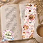Glossy Wide Bookmark - Milk and Cookies