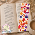Glossy Wide Bookmark - Peanut Butter and Jelly