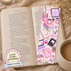 Glossy Wide Bookmark - Study Session