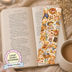 Glossy Wide Bookmark - Teddy Picnic