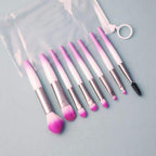 Gradient Ombré Mini Makeup Brush Set 8pc - Purple